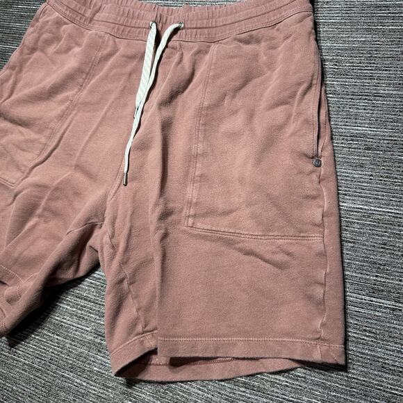 Vuori Shorts Men's Size 34 Red Brown Vital V378 - Picture 4 of 15